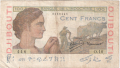 French Somaliland 100 Francs, (1946)